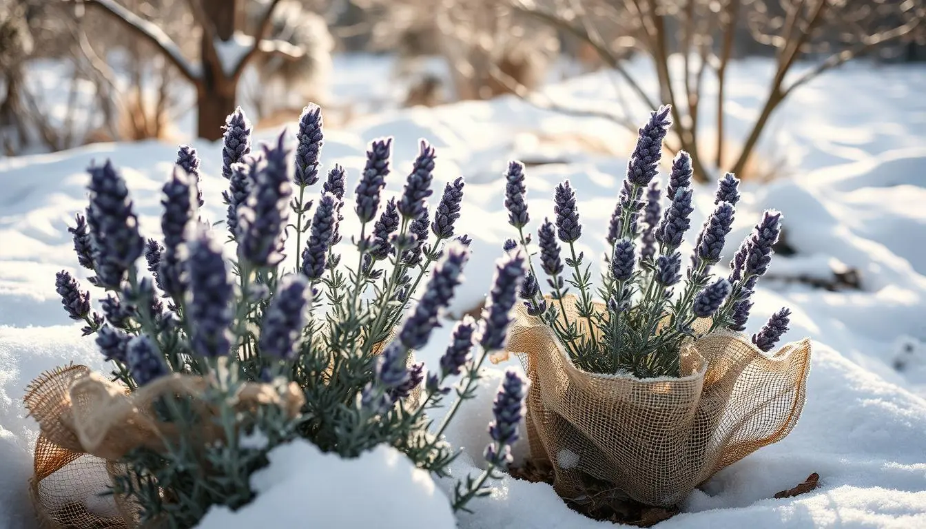 Lavendel im Winter