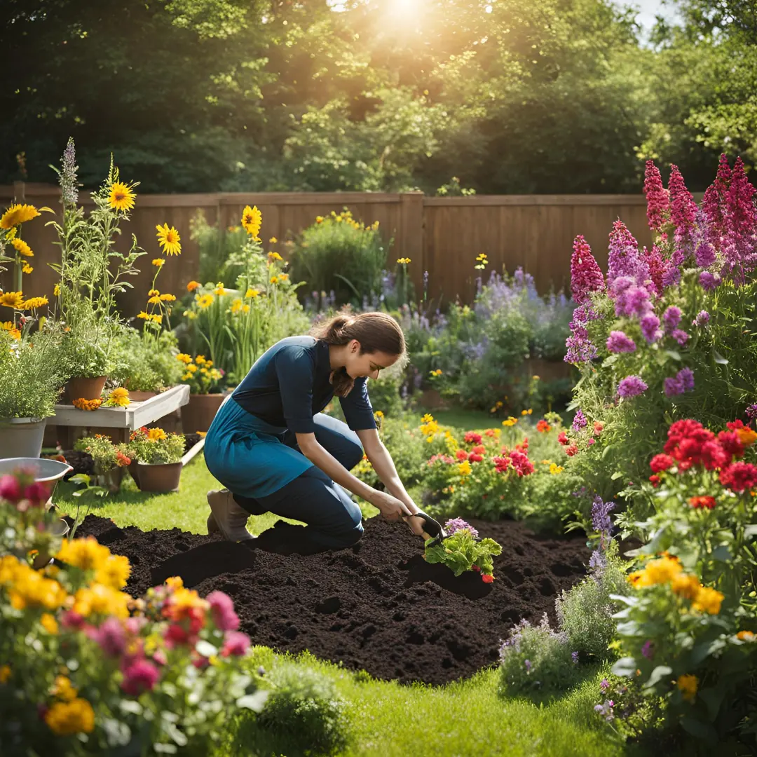 Gartenarbeit